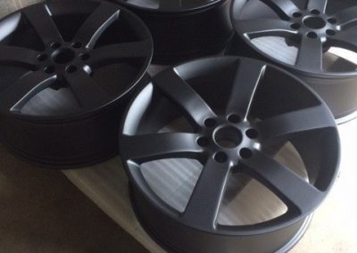 powder coating car wheels